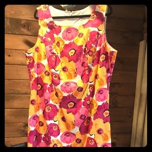 Joan Rivers Floral Bouquet Sheath Dress Size 22
